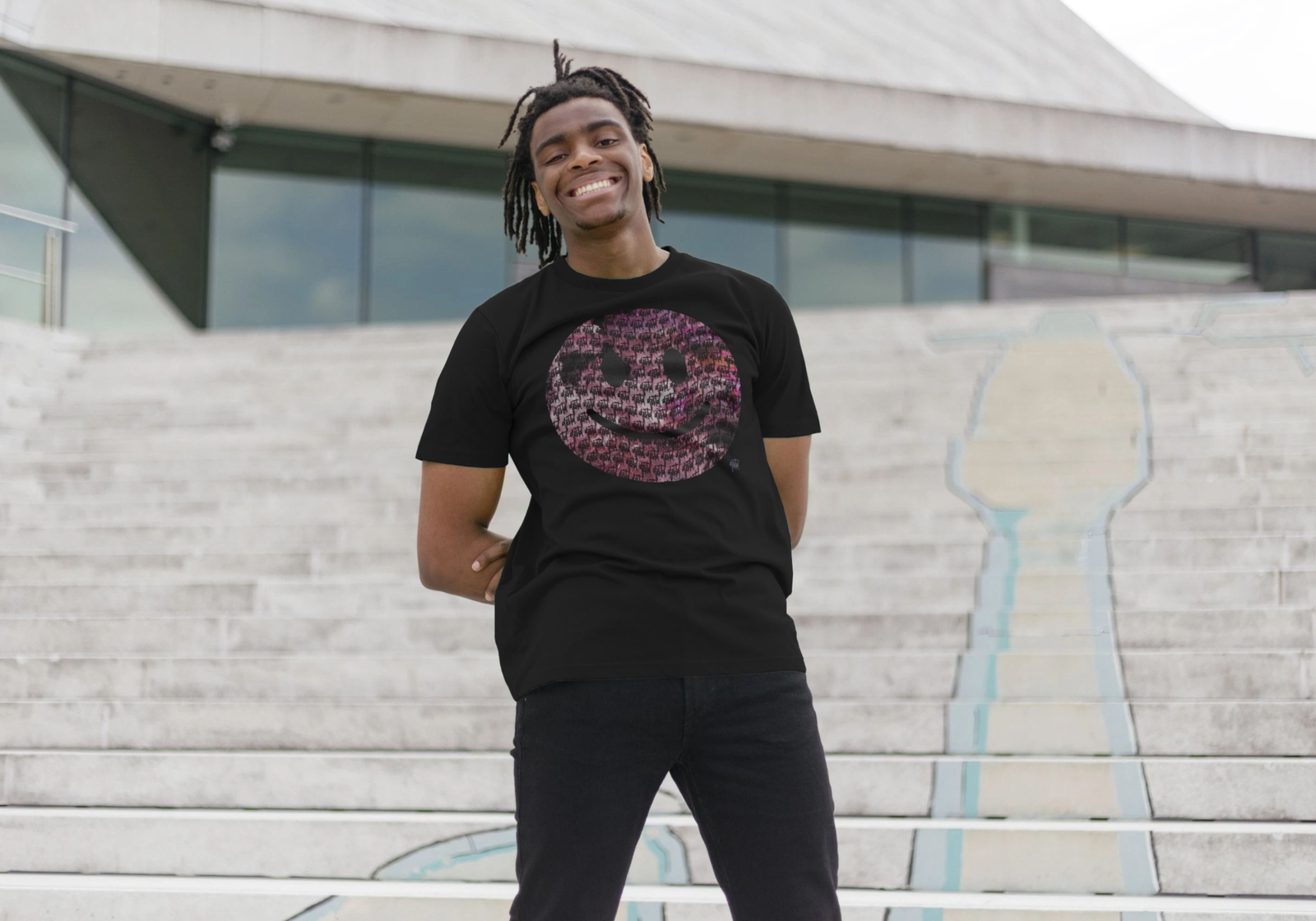 "Powdered" Happy House mens t-shirt - Image 2