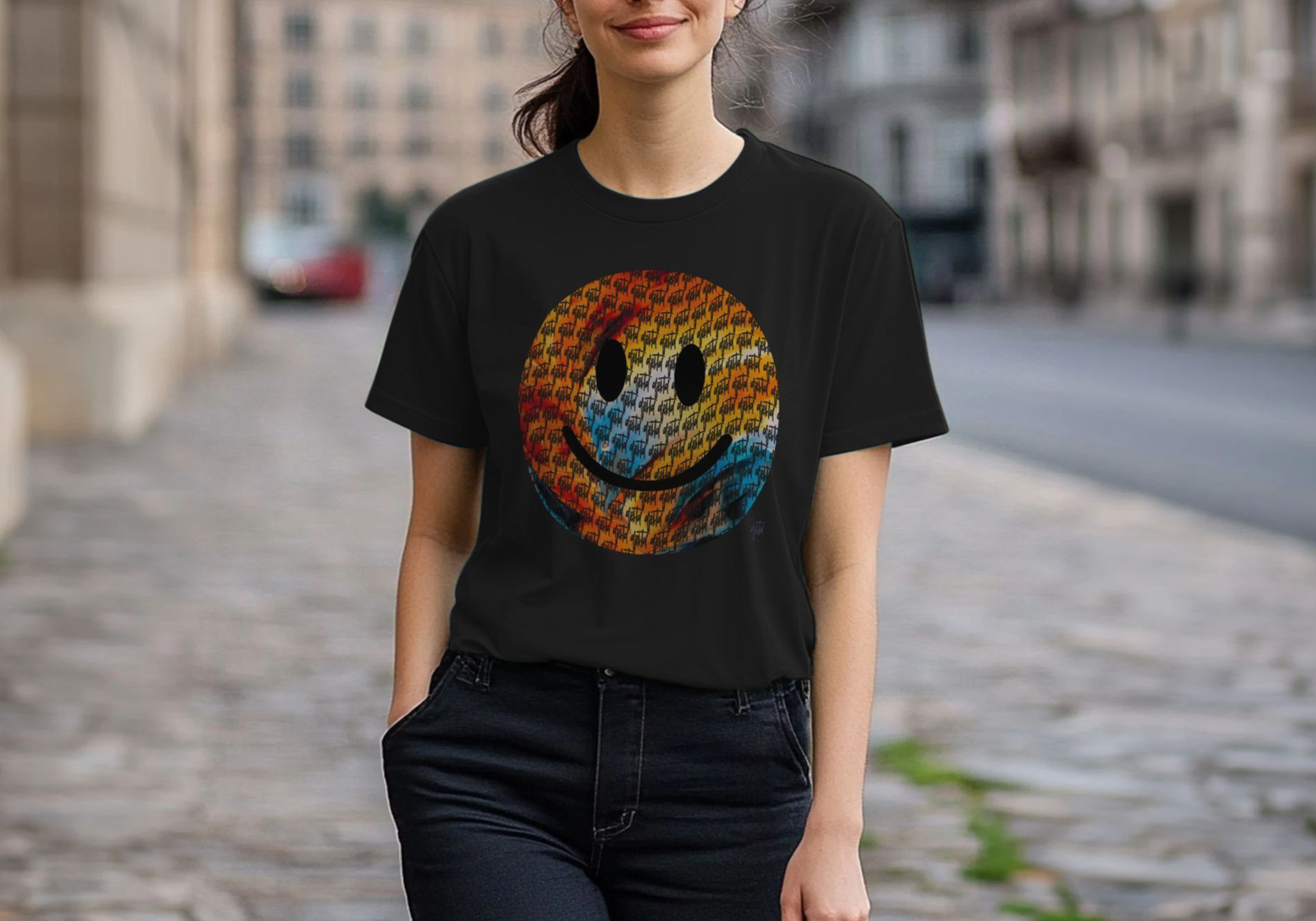 "Sunny" Happy House womens t-shirt