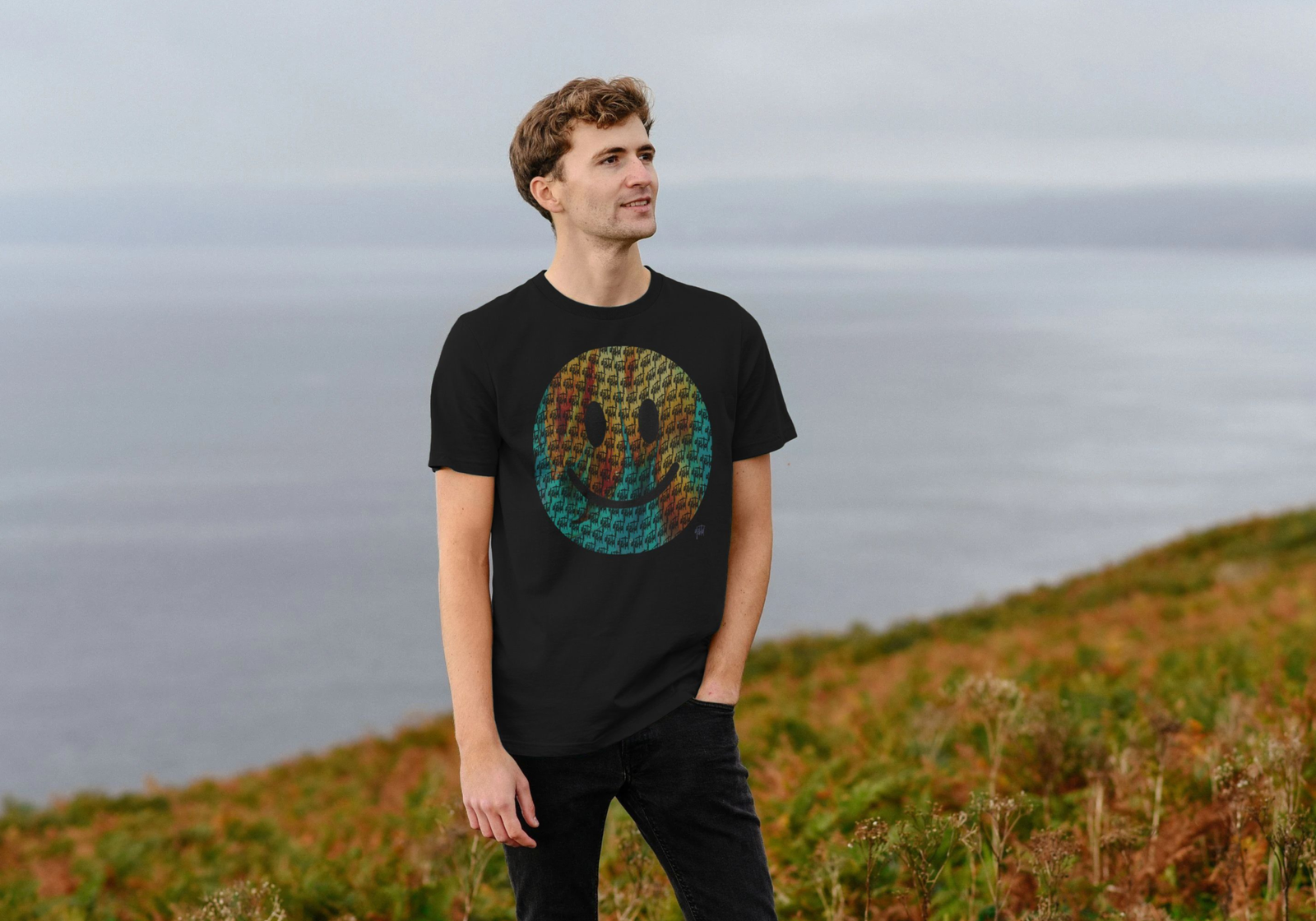 "Trippy" Happy House mens t-shirt - Image 4