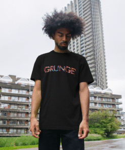 Alternative view of Grunge painted-style mens t-shirt