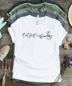 Alternative view of But First Coffee Women's T-shirt