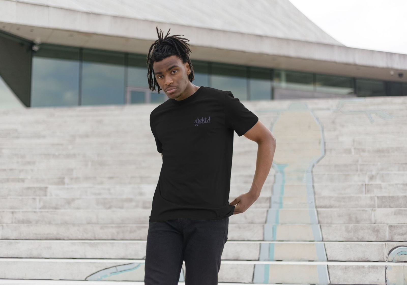 djektd Ancients pocket logo mens t-shirt - Image 2