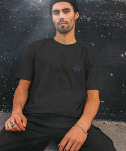 Alternative view of djektd Tag pocket logo mens t-shirt