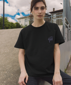 Alternative view of djektd Tag pocket logo womens t-shirt