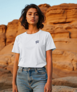 djektd Tag pocket logo womens t-shirt