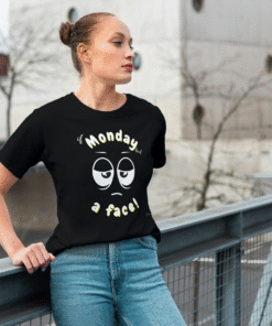 Alternative view of 'If Monday Had a Face' Women’s T-Shirt