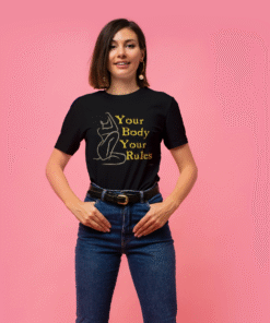 Alternative view of 'Your Body Your Rules' Women’s T-shirt